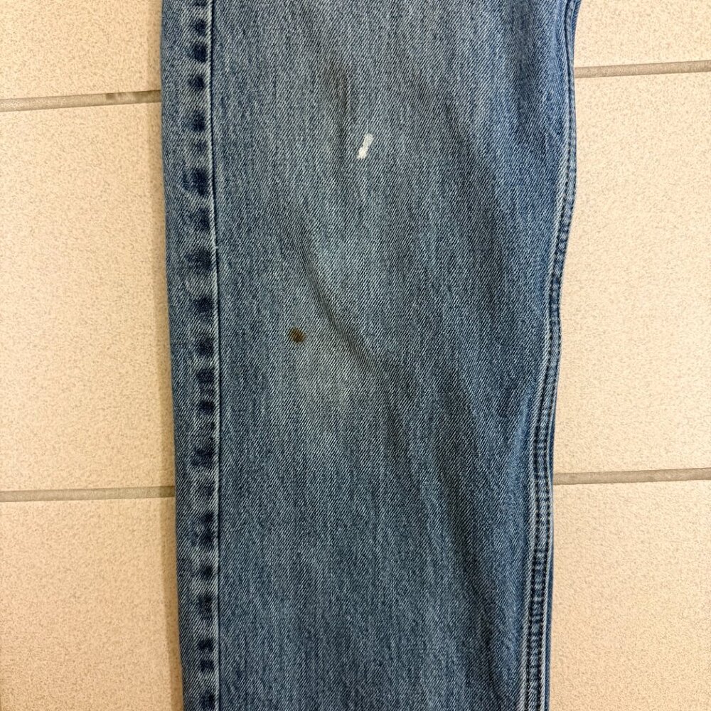 Levi’s 505 Regular Fit Straight Leg Jeans Size 30x34 - Picture 2 of 6